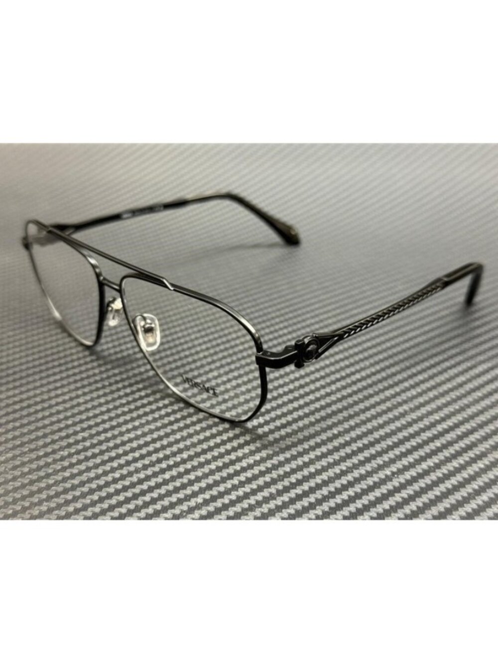 New Versace Men Matte Black Eyeglasses 59-12-140